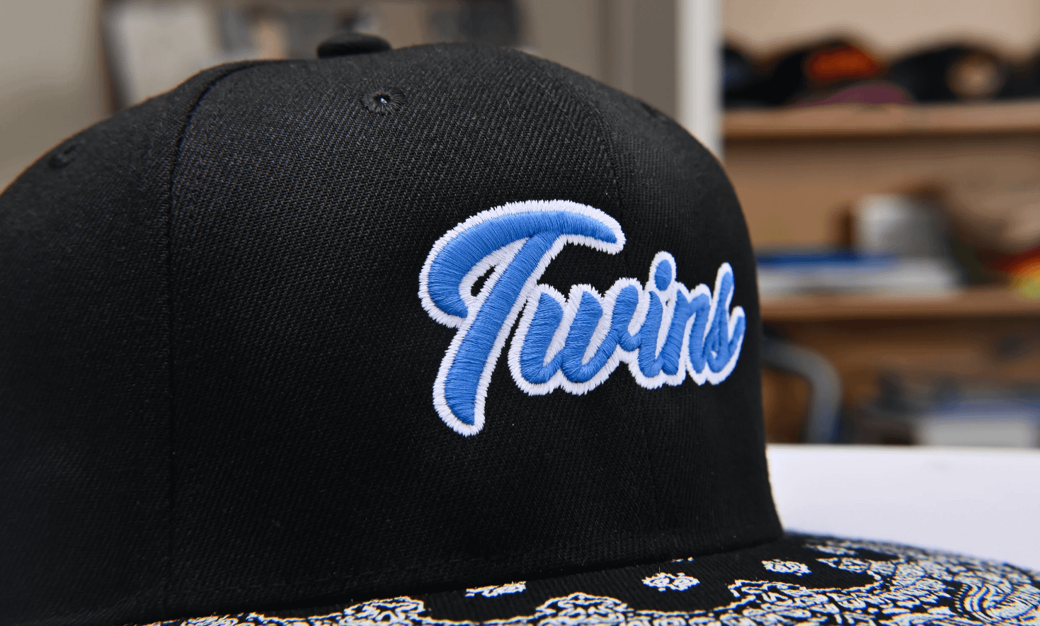 3D Border Hat Embroidery